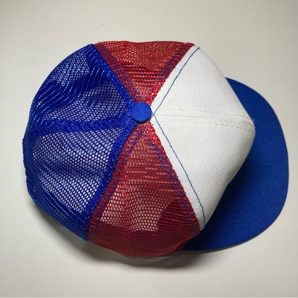 MLB Montreal Expos Size Med/Large ANNCO Tri-Color Mesh Snapback Trucker RARE - Picture 9 of 16